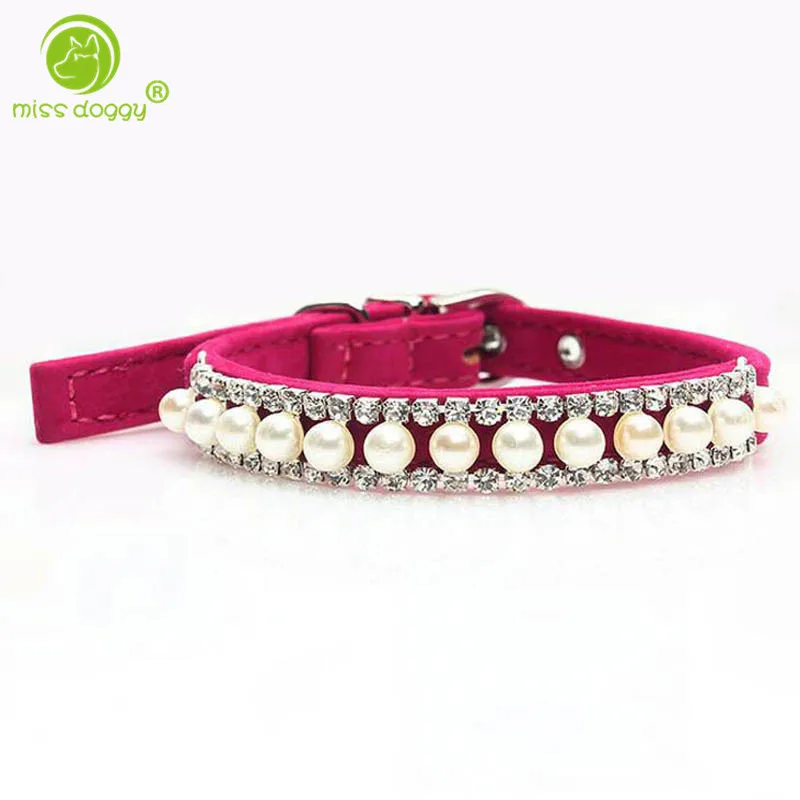 Handmade Cute Rhinestone Pearl Dog Cat Necklace Collars for Dog Puppy Cat Collar Perro Pet Girl Jewelry Accessories Size S M L
Handmade Cute Rhinestone Pearl Dog Cat Necklace Collars for Dog Puppy Cat Collar Perro Pet Girl Jewelry Accessories Size S M L