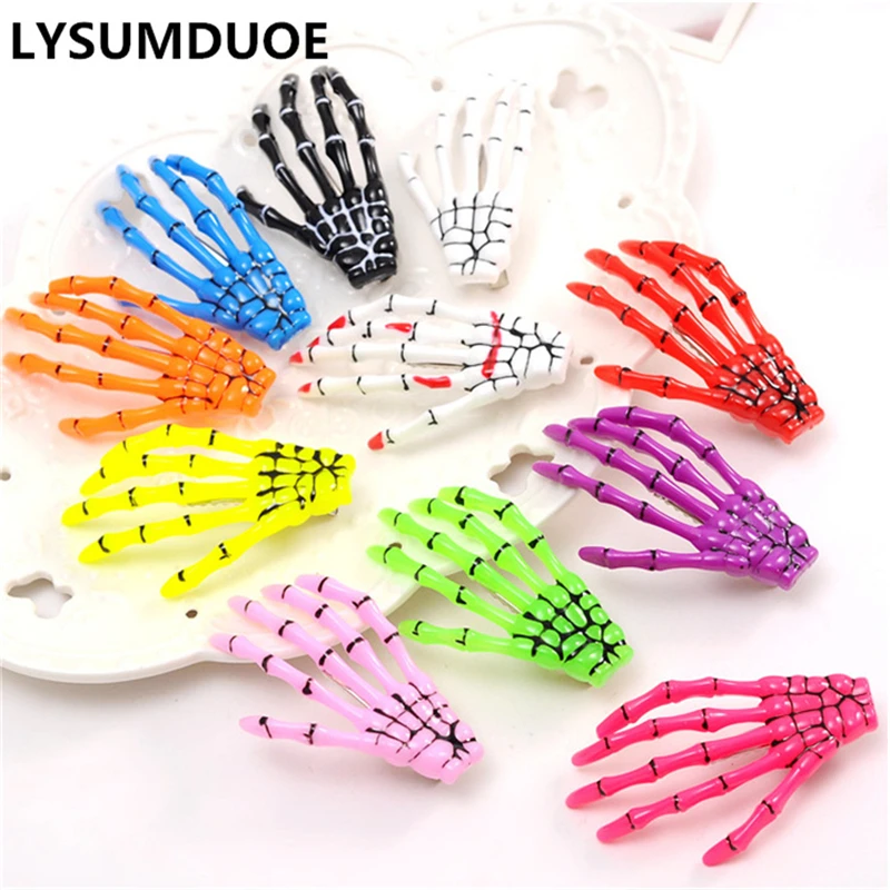 4Pcs/Lot Halloween Hairpin Gothic Punk Zombie Skeleton Hand Girls Clips Skull Accessories Barrette Hair Accessories for Women
4Pcs/Lot Halloween Hairpin Gothic Punk Zombie Skeleton Hand Girls Clips Skull Accessories Barrette Hair Accessories for Women