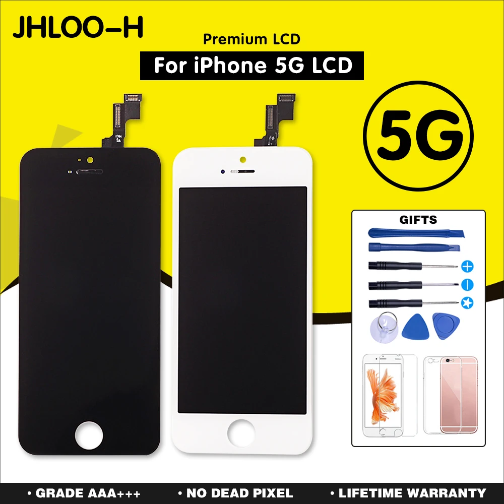 Grade AAA+++ For iPhone 5G 5C 5S LCD Screen Display With Touch Screen Digitizer Assembly Black/White Free Shipping
Grade AAA+++ For iPhone 5G 5C 5S LCD Screen Display With Touch Screen Digitizer Assembly Black/White Free Shipping