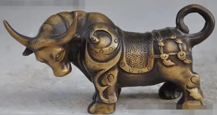 S00455 6"chinese fengshui bronze zodiac year Strong Ox Bull Cattle Bovine animal statue (B0413)
S00455 6"chinese fengshui bronze zodiac year Strong Ox Bull Cattle Bovine animal statue (B0413)