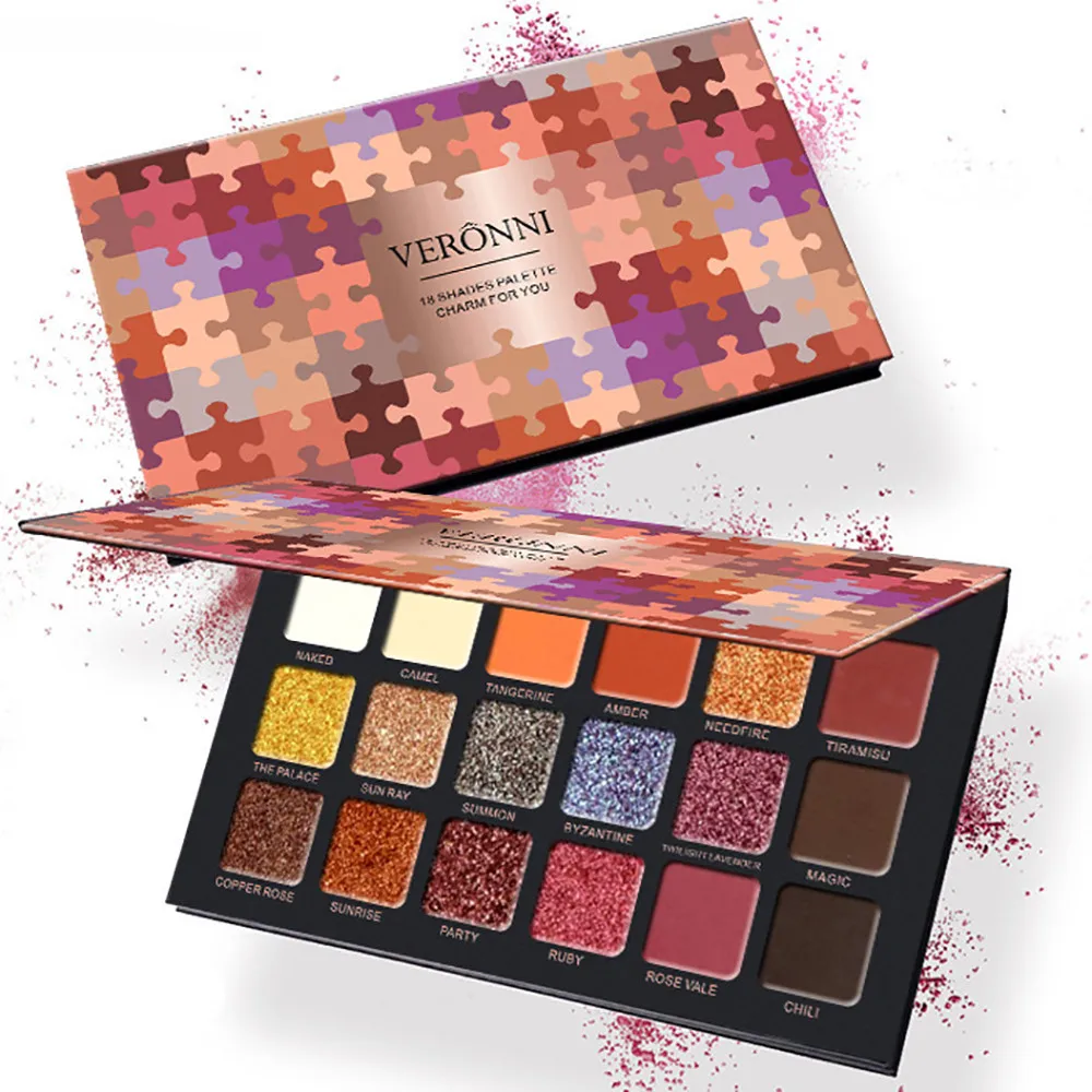 Ladies Eyeshadow Shimmer Glitter Eye Shadow Powder Palette Matte Eyeshadow Cosmetic Makeup Palette de sombra sombras de ojos HOT
Ladies Eyeshadow Shimmer Glitter Eye Shadow Powder Palette Matte Eyeshadow Cosmetic Makeup Palette de sombra sombras de ojos HOT