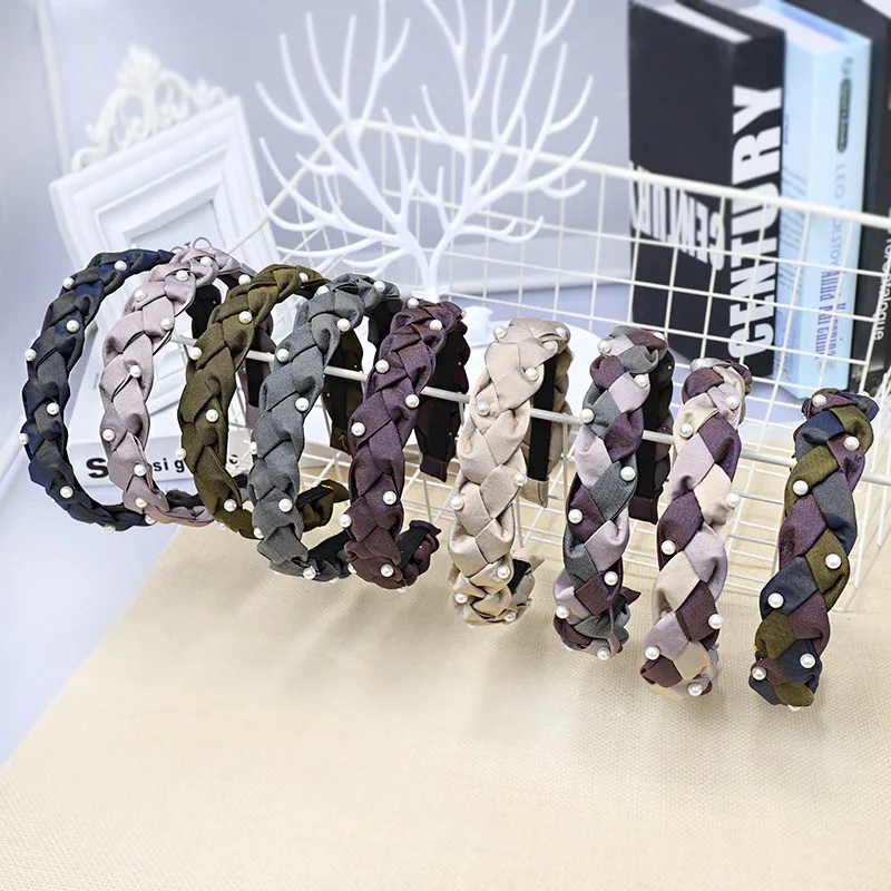 Kpop Accessories Braided Headband Pearl Hairband Alice Ballet Hair Band Solid Women Girls Ladies Headwear Twist Hair Accessories
Kpop Accessories Braided Headband Pearl Hairband Alice Ballet Hair Band Solid Women Girls Ladies Headwear Twist Hair Accessories