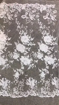 New pattern 5yards ZXJ27# High - grade white embroidery thread net cloth flowers for bridal wedding dress/sawing Free shipping
New pattern 5yards ZXJ27# High - grade white embroidery thread net cloth flowers for bridal wedding dress/sawing Free shipping