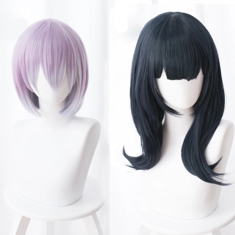 SSSS.GRIDMAN Takarada Rikka Ink-blue Cosplay Wig Shinjo Akane Purple Gradient White Anime Wig Short Straight Synthetic Hair
SSSS.GRIDMAN Takarada Rikka Ink-blue Cosplay Wig Shinjo Akane Purple Gradient White Anime Wig Short Straight Synthetic Hair
