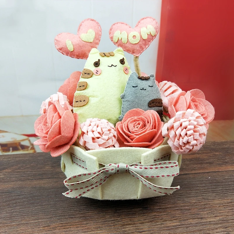 Lovely Cartoon Cats Mother and Son Music Box Felt DIY Material Package Nice Handmade Home Decoration For Children's Bedroom
Lovely Cartoon Cats Mother and Son Music Box Felt DIY Material Package Nice Handmade Home Decoration For Children's Bedroom