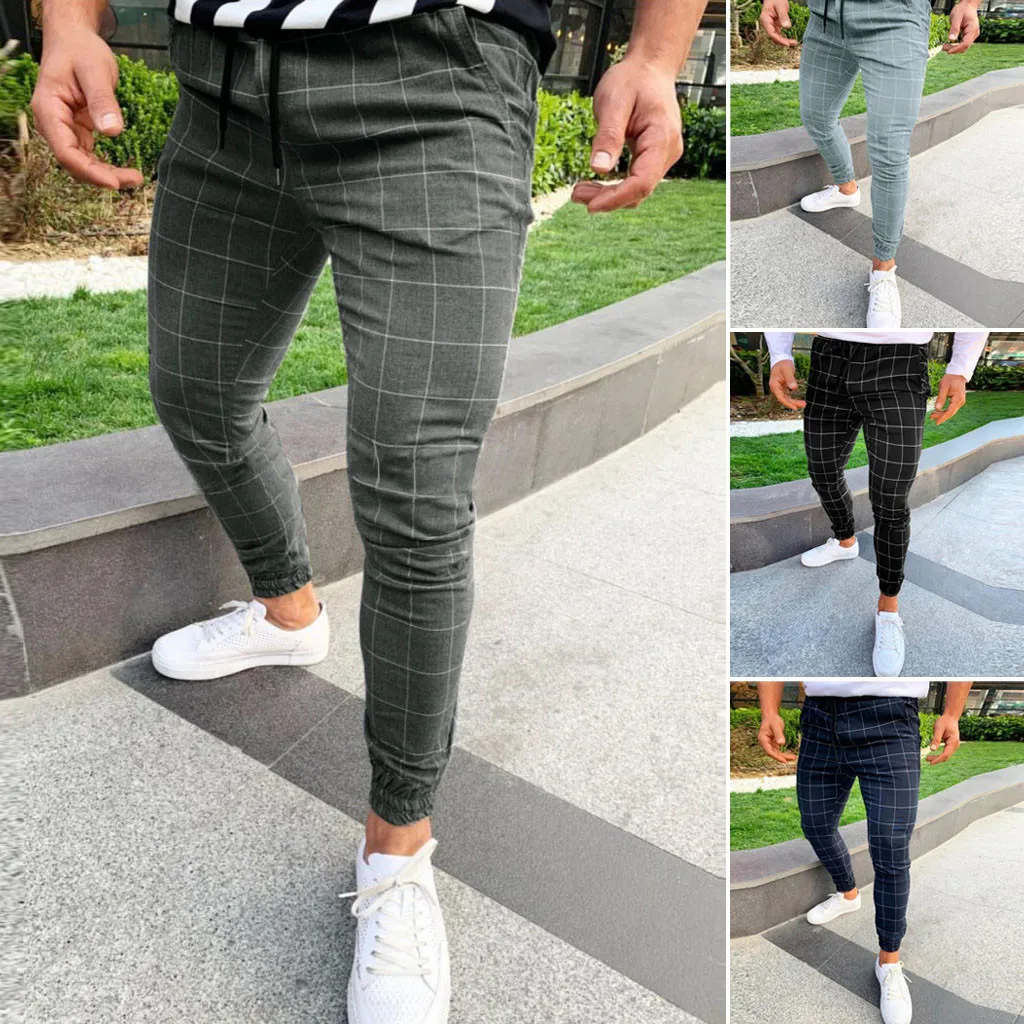 Streetwear Men's Joggers Pants 2019 Men Cargo Fashion Men Casual Plaid Print Drawstring Elastic Waist Long Pants Trousers M-3XL
Streetwear Men's Joggers Pants 2019 Men Cargo Fashion Men Casual Plaid Print Drawstring Elastic Waist Long Pants Trousers M-3XL