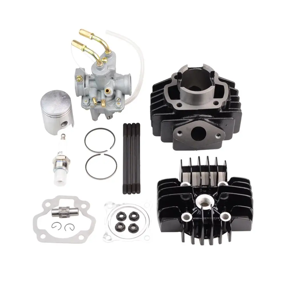 GOOFIT For YAMAHA PW50 PY50 QT50 MA50 + PW50 Cylinder Carburetor Piston Ring Head Gasket Set Kit by GOOFIT Group-154
GOOFIT For YAMAHA PW50 PY50 QT50 MA50 + PW50 Cylinder Carburetor Piston Ring Head Gasket Set Kit by GOOFIT Group-154