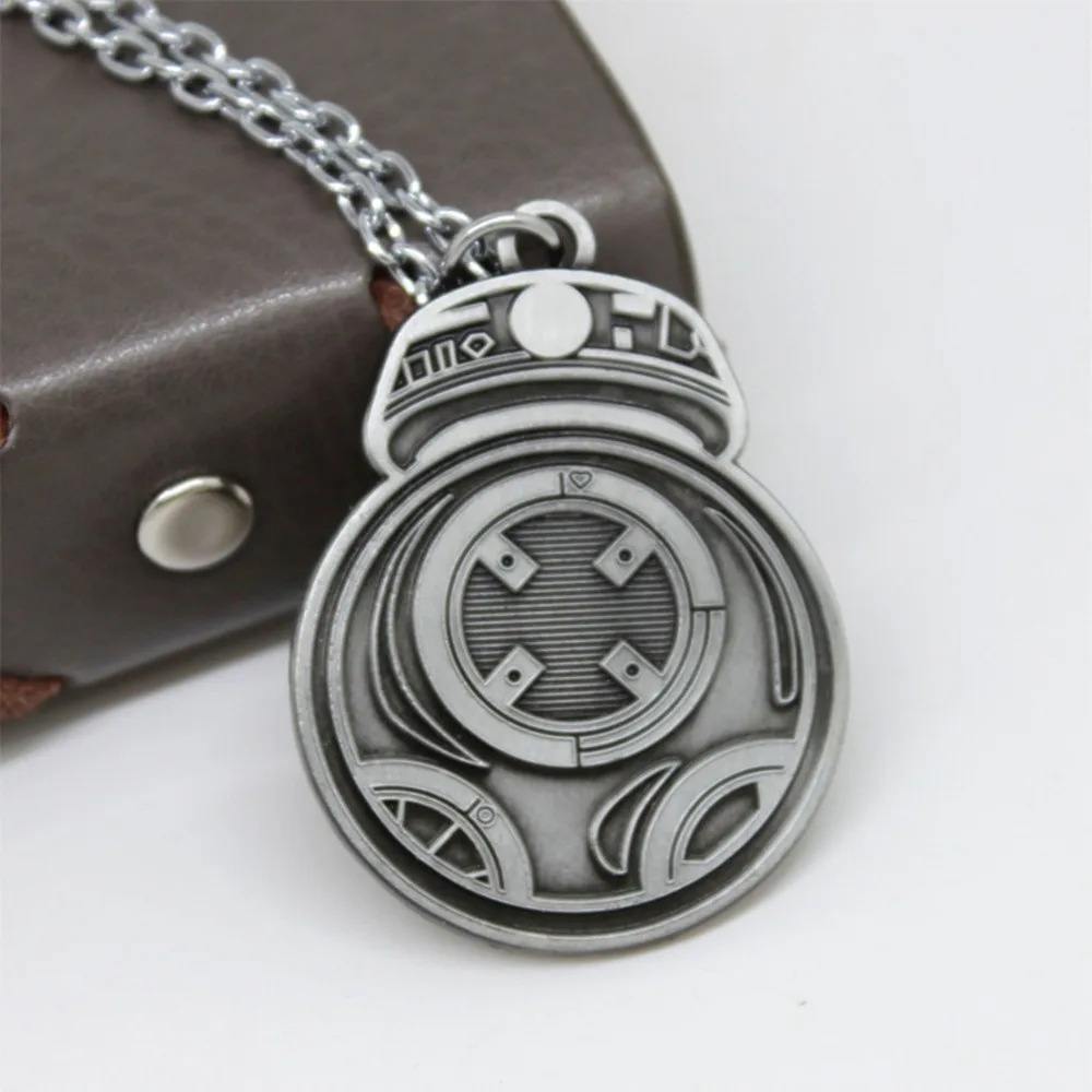 Star Wars cosplay pendant necklace Metal Model Force Awakens bb8 robot Jewelry necklace Kids Souvenirs chaveiro llavero Costume
Star Wars cosplay pendant necklace Metal Model Force Awakens bb8 robot Jewelry necklace Kids Souvenirs chaveiro llavero Costume