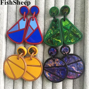 FishSheep 2019 Statement Multi Color Round Drop Earrings Women Colorful Geometric Resin Long Big Dangle Earrings Female Jewelry
FishSheep 2019 Statement Multi Color Round Drop Earrings Women Colorful Geometric Resin Long Big Dangle Earrings Female Jewelry