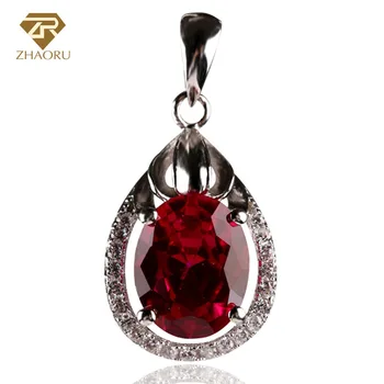 Zhaoru 925 Sterling Silver Ruby Pendant Fit Necklace Fine Jewelry AAA Zircon Pendant Wonmen Jewelry
Zhaoru 925 Sterling Silver Ruby Pendant Fit Necklace Fine Jewelry AAA Zircon Pendant Wonmen Jewelry