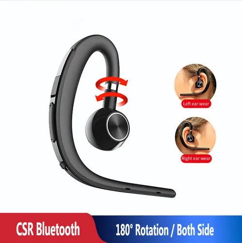 D15 Bluetooth V5 Headset with Mic Wireless Earphone Single Earbud 180 Ratation for Business Driving Gaming Earhook
D15 Bluetooth V5 Headset with Mic Wireless Earphone Single Earbud 180 Ratation for Business Driving Gaming Earhook