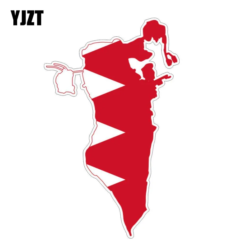 YJZT 8.7CM*14.4CM Creative Bahrain Map Decal Flag Body Car Sticker Window Decal 6-1251
YJZT 8.7CM*14.4CM Creative Bahrain Map Decal Flag Body Car Sticker Window Decal 6-1251