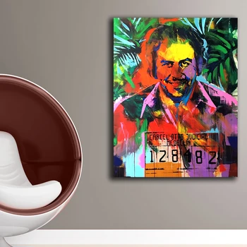 New fashion PABLO ESCOBAR Canvas Painting For Living Room Home Decoration Oil Painting On Canvas Wall Painting Wall art no frame
New fashion PABLO ESCOBAR Canvas Painting For Living Room Home Decoration Oil Painting On Canvas Wall Painting Wall art no frame