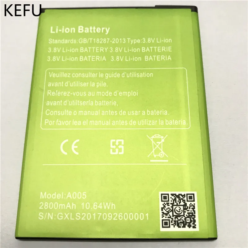 KEFU 2800 мАч Батарея для Gooweel M13/M13 серии Pro 3g 5 0 дюйма A005 батареи мобильного