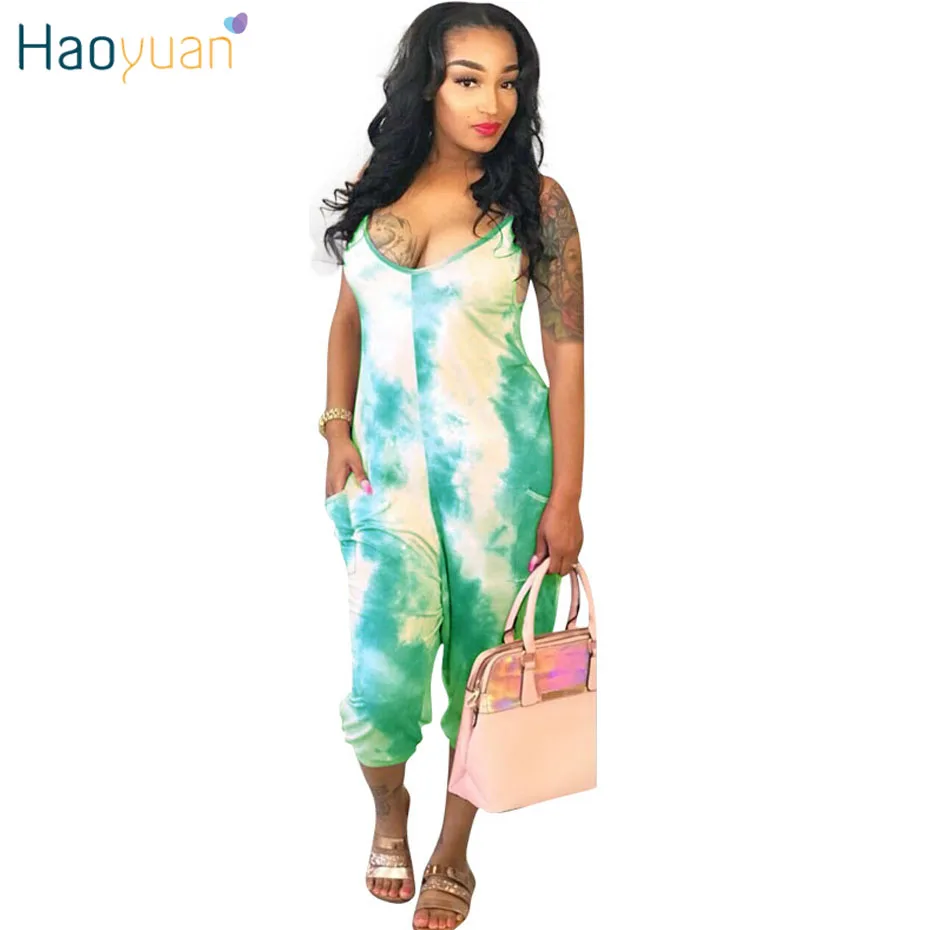 HAOYUAN Tie Dye Sexy Short Jumpsuit for Women One Piece Bodycon Bodysuit Casual Loose Summer Overalls Mid-Calf Rompers Playsuit
HAOYUAN Tie Dye Sexy Short Jumpsuit for Women One Piece Bodycon Bodysuit Casual Loose Summer Overalls Mid-Calf Rompers Playsuit