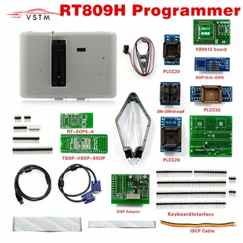 RT809H EMMC-Nand FLASH Programmer TSOP-VSOP-SSOP Adapter 169 BGA / BGA 153+10 Adapters +SOP8 Test Clip Free Shipping
RT809H EMMC-Nand FLASH Programmer TSOP-VSOP-SSOP Adapter 169 BGA / BGA 153+10 Adapters +SOP8 Test Clip Free Shipping