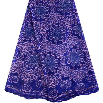 African Dry Lace Fabric 2019 High Quality Cotton Lace Fabric Royal Blue Swiss Voile Lace In Switzerland With stones Y1482
African Dry Lace Fabric 2019 High Quality Cotton Lace Fabric Royal Blue Swiss Voile Lace In Switzerland With stones Y1482