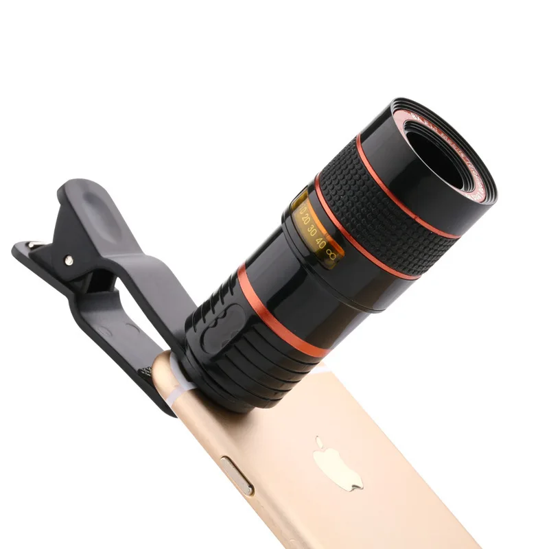Matcheasy Universal 12X Zoom Telescope Lens Magnifier Clip on Binocular Photography for Cellphone SmartPhone Black Mobile Phone
Matcheasy Universal 12X Zoom Telescope Lens Magnifier Clip on Binocular Photography for Cellphone SmartPhone Black Mobile Phone