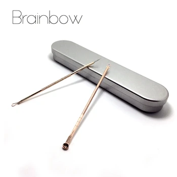 2pc/Set Rose Gold Stainless Steel Acne Needle Blackhead Remover Tool Comedone Extractor Pimple Removal Kit Facial Cleanser +Case
2pc/Set Rose Gold Stainless Steel Acne Needle Blackhead Remover Tool Comedone Extractor Pimple Removal Kit Facial Cleanser +Case
