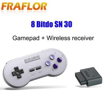 8Bidto SN30 Wireless Bluetooth Gamepad Game Controller Handle + Wireless Receiver With Joystick Switch Game Host For SFC Game
8Bidto SN30 Wireless Bluetooth Gamepad Game Controller Handle + Wireless Receiver With Joystick Switch Game Host For SFC Game