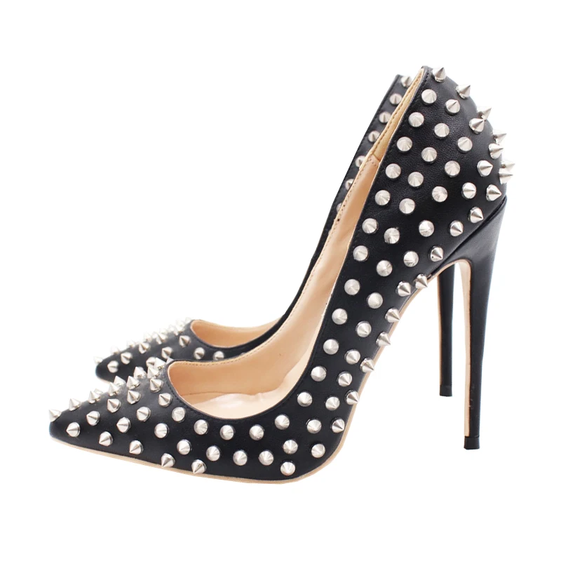 2019 Fashion free shipping new spikes black Leather Poined Toe Stiletto high heel shoe pump HIGH-HEELED SHOE dress shoes
2019 Fashion free shipping new spikes black Leather Poined Toe Stiletto high heel shoe pump HIGH-HEELED SHOE dress shoes