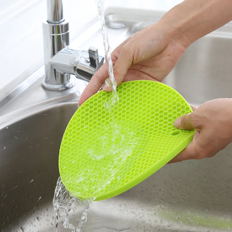 18/14cm Silicone Mats Multifunction Round Heat Resistant