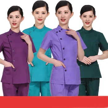 women hospital medical scrub clothes set sale design slim fit dental scrubs beauty salon nurse uniform Two-piece suit Overalls
women hospital medical scrub clothes set sale design slim fit dental scrubs beauty salon nurse uniform Two-piece suit Overalls