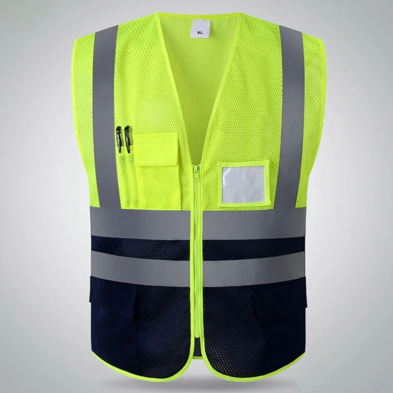 Reflective Vest Breathable Mesh Construction Safety Protective Jacket Fluorescent Clothes Vest High visibility Work Clothing
Reflective Vest Breathable Mesh Construction Safety Protective Jacket Fluorescent Clothes Vest High visibility Work Clothing
