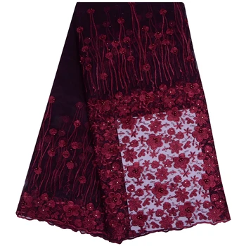 Hot Tulle French Embroidered Mesh Lace Fabric 8 Colors African Lace Fabric High Quality Guipure Lace for African Wedding 1122B
Hot Tulle French Embroidered Mesh Lace Fabric 8 Colors African Lace Fabric High Quality Guipure Lace for African Wedding 1122B