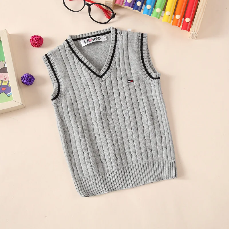 Children's wear class service performance uniforms school uniform wool vest sleeveless college wind badge boys and girls
Children's wear class service performance uniforms school uniform wool vest sleeveless college wind badge boys and girls