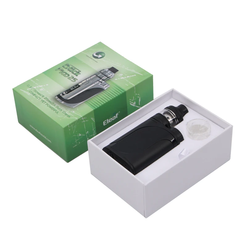 Original Eleaf iStick Pico 25 Kit iStick Pico 25 MOD Box 85W With ELLO Tank 2ML Fit HW Coils Electronic Cigarettes Vape Kit