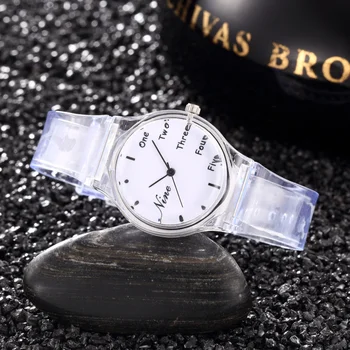 TMC#450 New Stylish Transparent Colorful Clock Silicone Strap Analog Quartz Clock Hot Montre Enfant 2019
TMC#450 New Stylish Transparent Colorful Clock Silicone Strap Analog Quartz Clock Hot Montre Enfant 2019