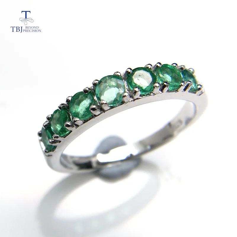 TBJ, 100% natural green emerald gemstone ring in 925 sterling silver fine jewelry for women ,Real zambia emerald Ring with box
TBJ, 100% natural green emerald gemstone ring in 925 sterling silver fine jewelry for women ,Real zambia emerald Ring with box