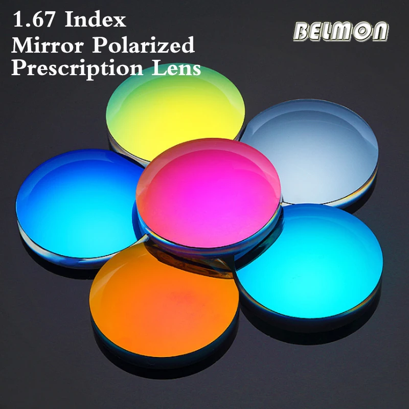 1.67 Index Aspheric Polarized Sunglasses Prescription Lens CR-39 Myopia Presbyopia UV400 Bright Mirror Lens 2 PCS RS616
1.67 Index Aspheric Polarized Sunglasses Prescription Lens CR-39 Myopia Presbyopia UV400 Bright Mirror Lens 2 PCS RS616