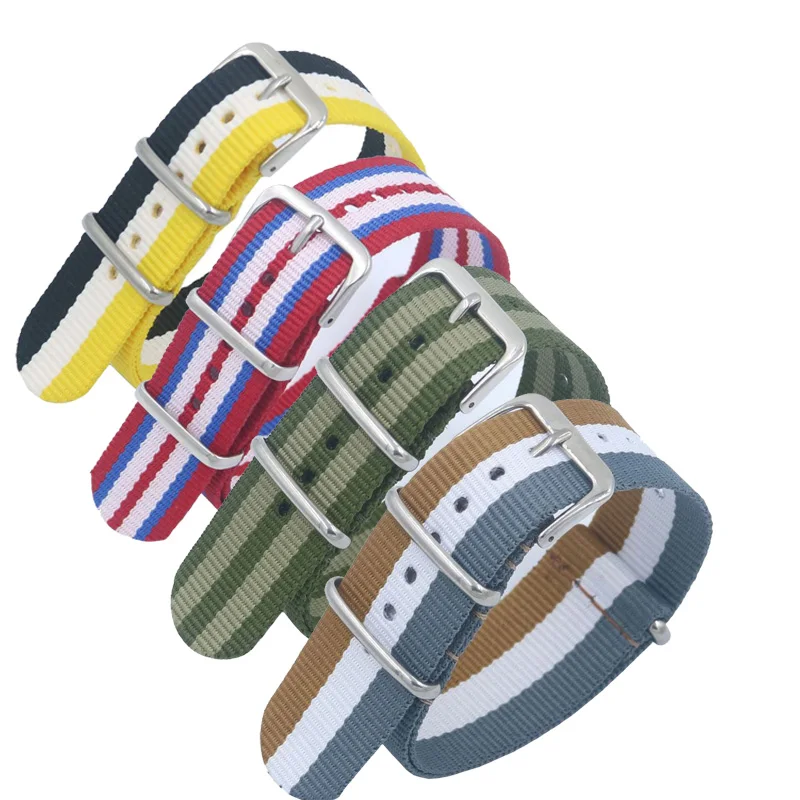 Three Loops NATO Military Watch Nylon Woven Strap Common Watch Accessories Watch Band for Men Women 18mm 20mm 22mm
Three Loops NATO Military Watch Nylon Woven Strap Common Watch Accessories Watch Band for Men Women 18mm 20mm 22mm