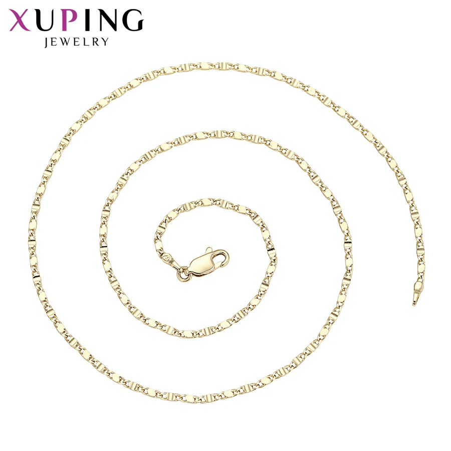 Xuping Fashion Jewelry Light Yellow Gold Color Plated Necklace for Women Beautiful Party Birthday Gifts S105.9-45437
Xuping Fashion Jewelry Light Yellow Gold Color Plated Necklace for Women Beautiful Party Birthday Gifts S105.9-45437