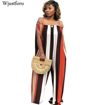 Wjustforu Striped Loose Casual Jumpsuit Womens Romper Fashion Off Shoulder Sexy Jumpsuit Wide Leg Elegant Jumpsuit Female Three
Wjustforu Striped Loose Casual Jumpsuit Womens Romper Fashion Off Shoulder Sexy Jumpsuit Wide Leg Elegant Jumpsuit Female Three