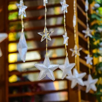 LED String Lights Pentagram Star Curtain Light Fairy Wedding Birthday Christmas Lighting Indoor Wedding Interior Decoration
LED String Lights Pentagram Star Curtain Light Fairy Wedding Birthday Christmas Lighting Indoor Wedding Interior Decoration