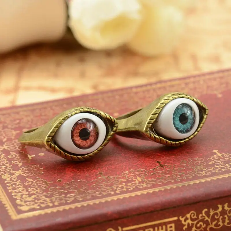 1PC Eye Vampire 1 Gothic Exaggerated Punk Jewelry Brown Fashion Chic Rings Blue Style Fashion Hot Gift
1PC Eye Vampire 1 Gothic Exaggerated Punk Jewelry Brown Fashion Chic Rings Blue Style Fashion Hot Gift