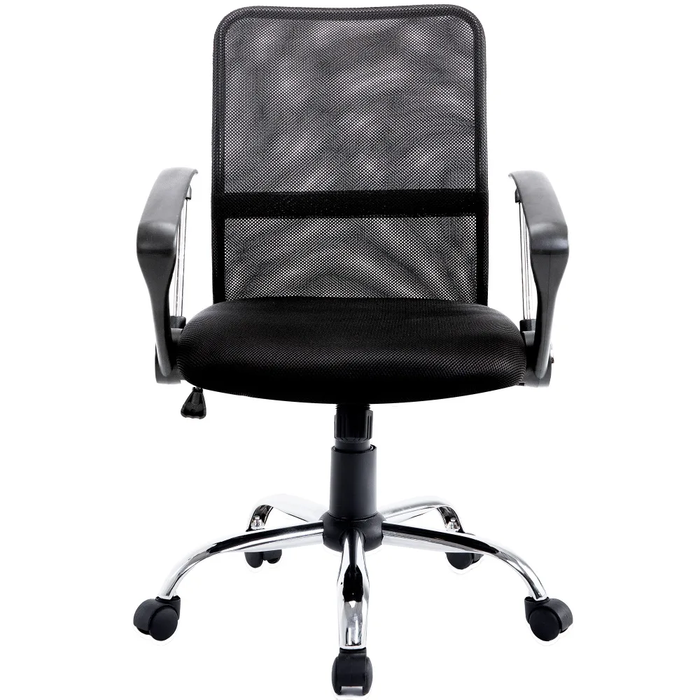 Samincom Office Chair with Adjustable Backrest Black Polyester Mesh Office Work Chair
Samincom Office Chair with Adjustable Backrest Black Polyester Mesh Office Work Chair