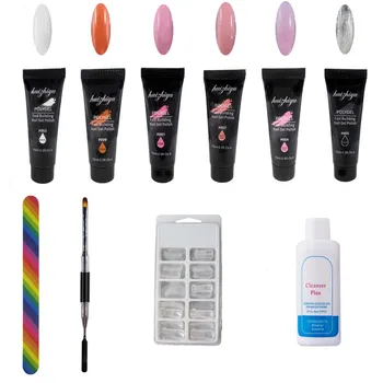 Poly gel Nail Kit Starter Kit Nail Extension Gel 6 Colors/Set quick building nail extend gum acrylic poly gel LD
Poly gel Nail Kit Starter Kit Nail Extension Gel 6 Colors/Set quick building nail extend gum acrylic poly gel LD