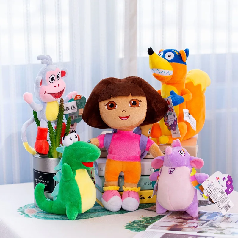 5pcs/lot hot sale Genuine love adventure of Dora monkey Boots Swiper plush toy stuffed soft TV & movies game doll kids gift
5pcs/lot hot sale Genuine love adventure of Dora monkey Boots Swiper plush toy stuffed soft TV & movies game doll kids gift