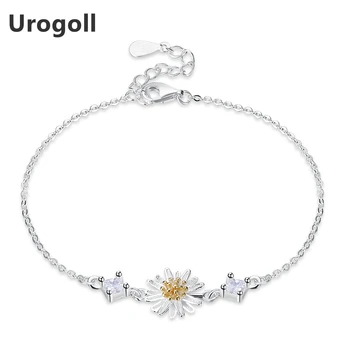 Classic 100% 925 Sterling Silver Cherry Daisy Flower Chain Women Bracelet Sterling Silver Jewelry Gift
Classic 100% 925 Sterling Silver Cherry Daisy Flower Chain Women Bracelet Sterling Silver Jewelry Gift