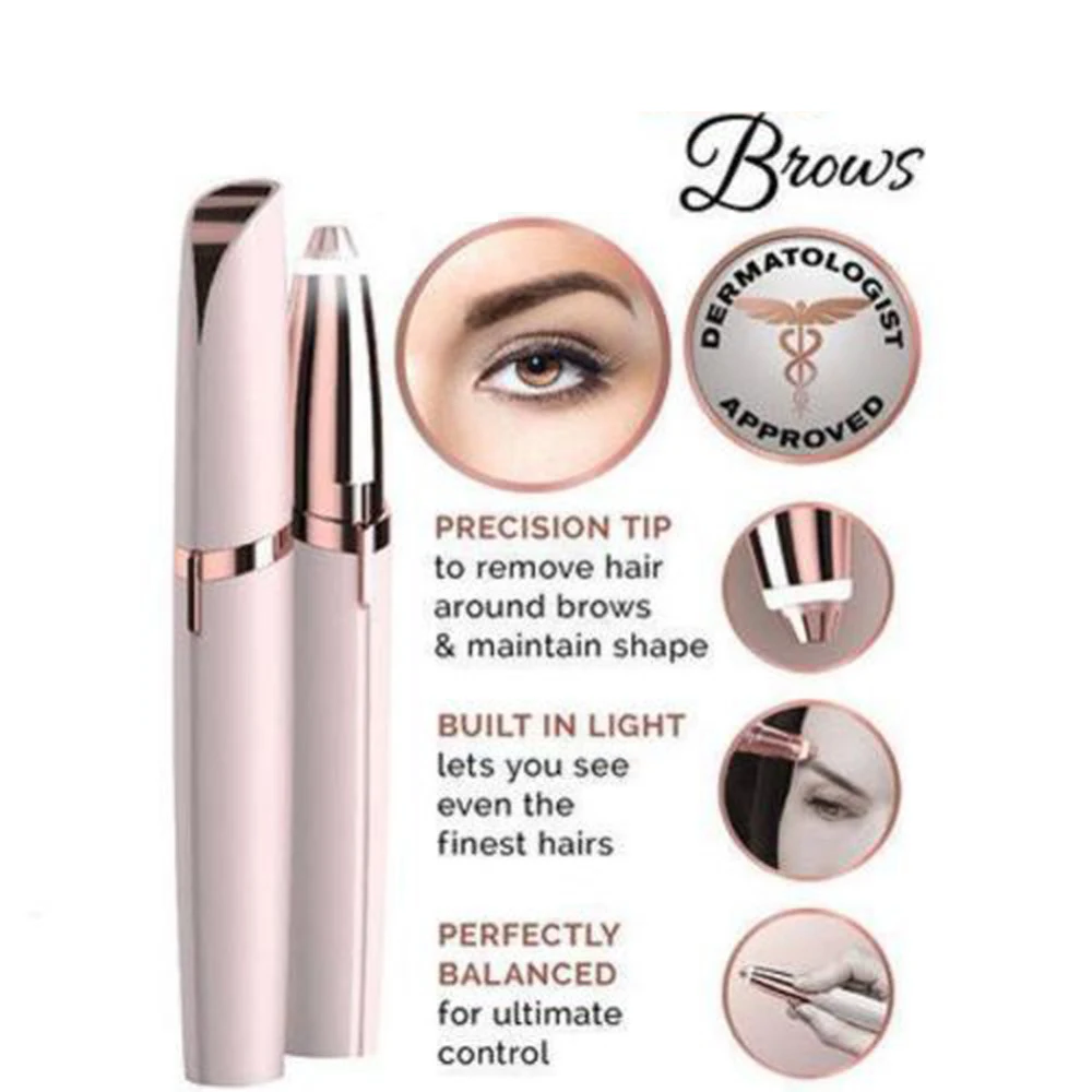 Electric Eyebrow Trimmer Razor Mini Lipstick Eye Brow Remover Shaver Painless Epilator Hair Remover with USB Charger OPP Package
Electric Eyebrow Trimmer Razor Mini Lipstick Eye Brow Remover Shaver Painless Epilator Hair Remover with USB Charger OPP Package