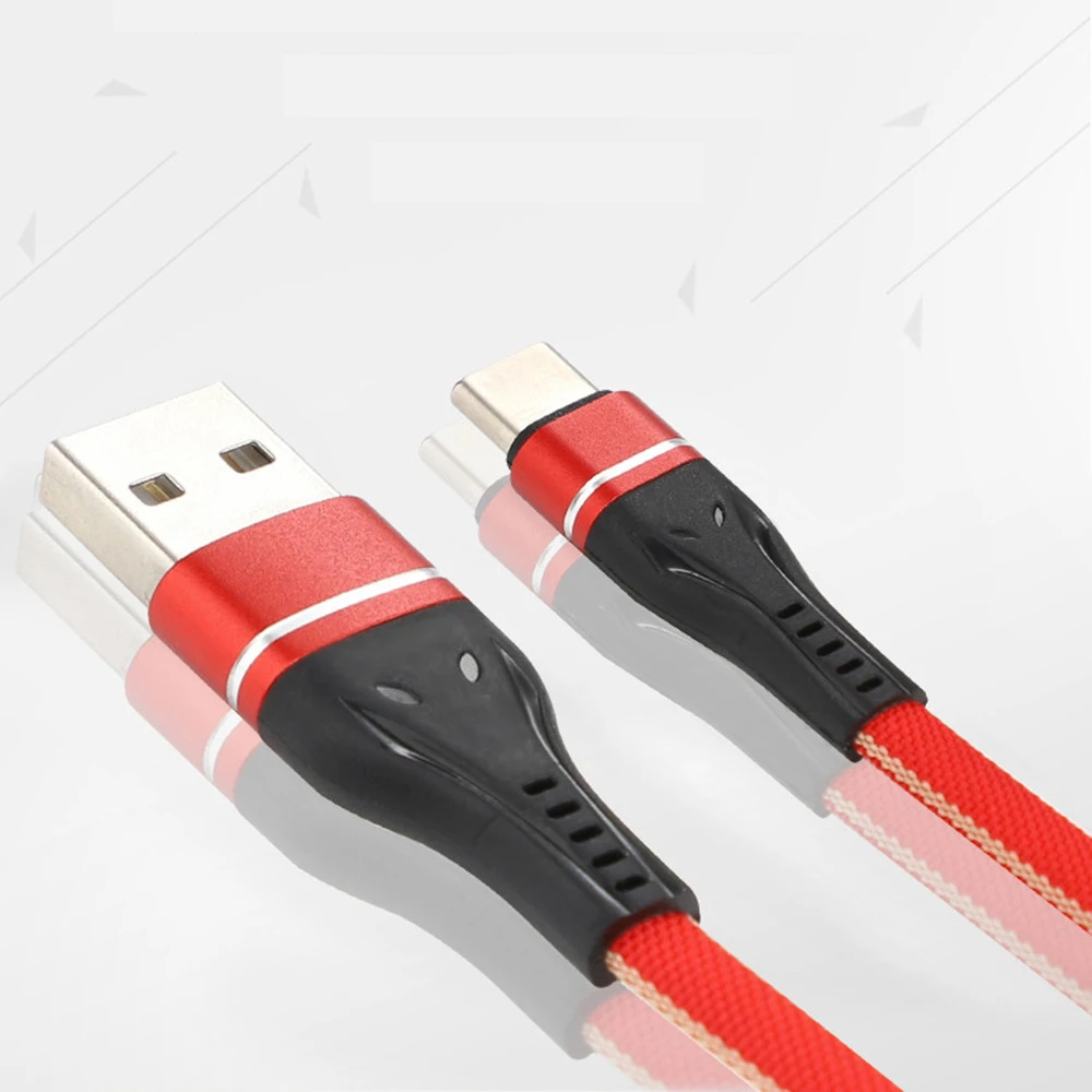 USB Type C Cable 1m for Huawei Samsung oppo Fast Charge Data Cable USB C for xiaomi HTC vivo Flat Braided Wire Red Blue Gray
USB Type C Cable 1m for Huawei Samsung oppo Fast Charge Data Cable USB C for xiaomi HTC vivo Flat Braided Wire Red Blue Gray