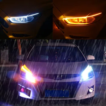 60cm New Slim Amber Sequential Flexible LED DRL Strip For Headlight daytime running light with yellow turn signal lamp 12V 45cm
60cm New Slim Amber Sequential Flexible LED DRL Strip For Headlight daytime running light with yellow turn signal lamp 12V 45cm