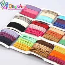 OlingArt 3*1.5mm 9M Faux Suede Cord /flat Leather Cord Rope/Line Accessory earrings Bracelet choker necklace jewelry making 2019
OlingArt 3*1.5mm 9M Faux Suede Cord /flat Leather Cord Rope/Line Accessory earrings Bracelet choker necklace jewelry making 2019