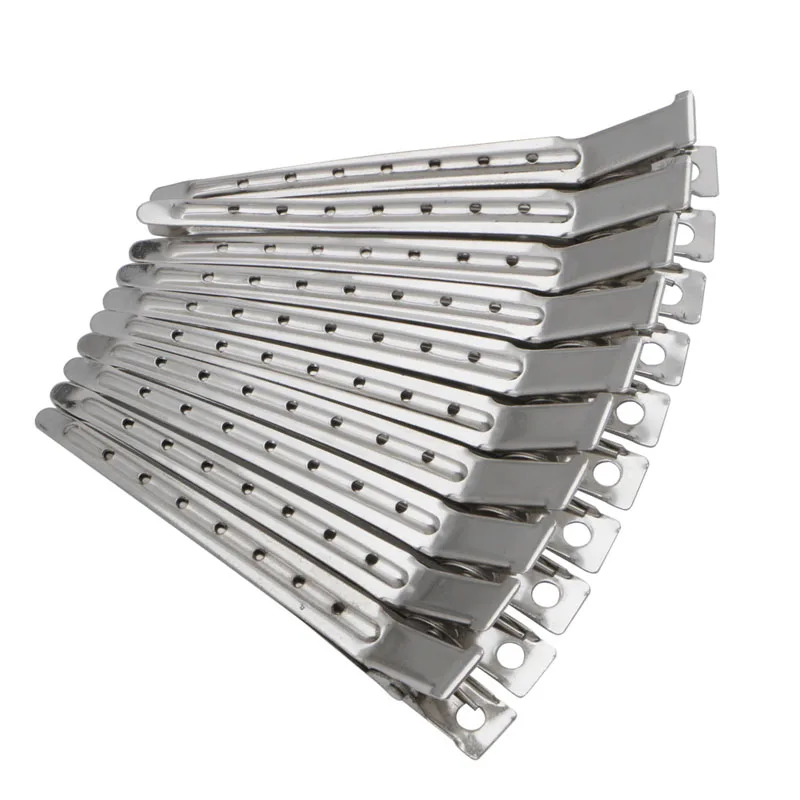 Hair Clips Hairdressing Duck Alligator Clips Stainless Steel Salon Tool Hair Sectioning Clip 10PCS 8.7cm Silver New Portable
Hair Clips Hairdressing Duck Alligator Clips Stainless Steel Salon Tool Hair Sectioning Clip 10PCS 8.7cm Silver New Portable