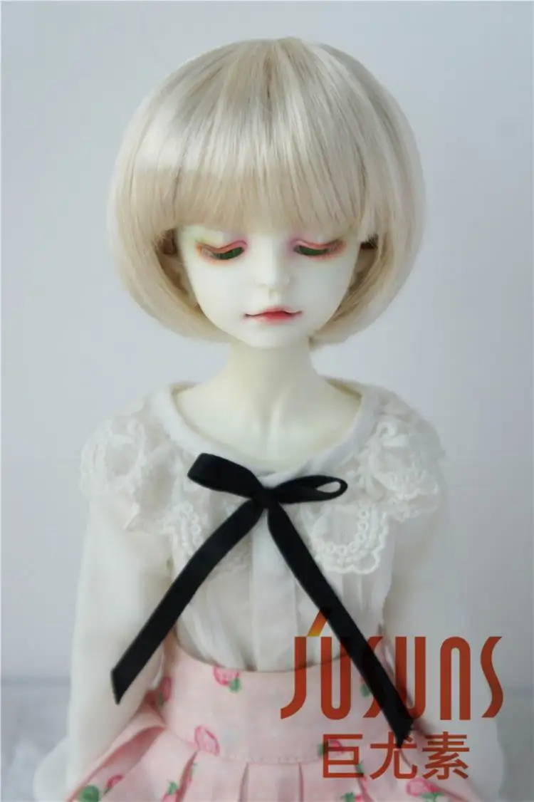 JD256 1/4 MSD Симпатичные мягкие BJD синтетические мохеровые куклы парики Размер 7 8