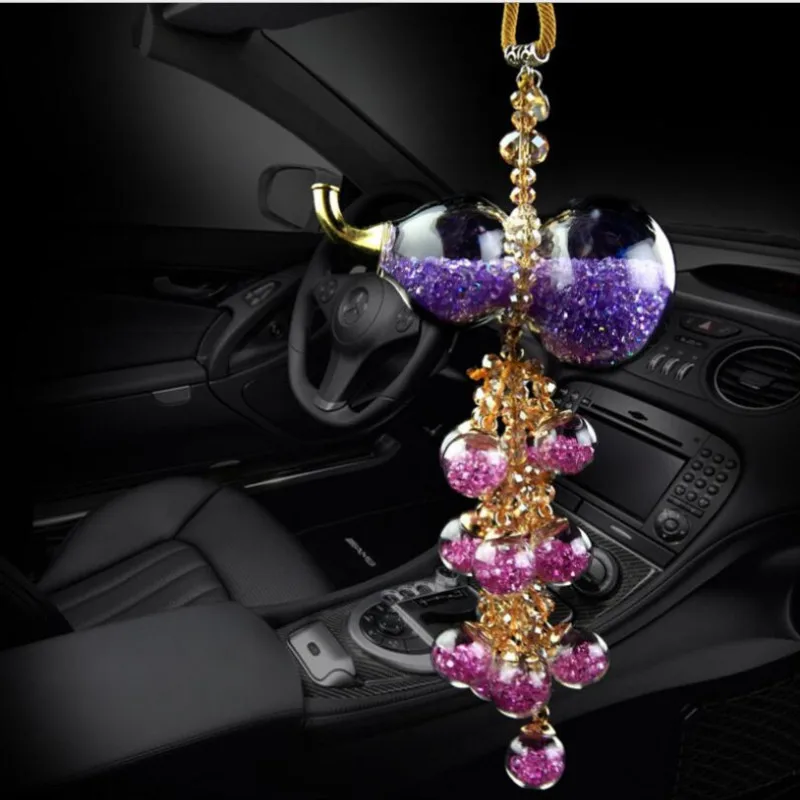2019 new gift High grade crystal car interior decoration car hanging gourd shape car pendant
2019 new gift High grade crystal car interior decoration car hanging gourd shape car pendant